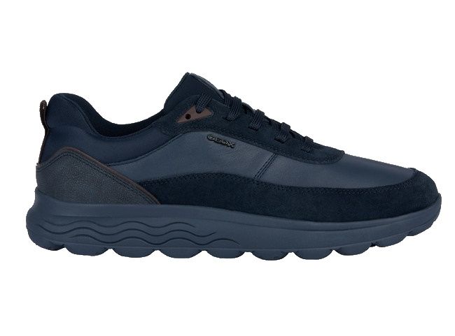 SNEAKERS GEOX UOMO U SPHERICA E - NAPPA+SCAM. NAVY  U16BYE 08522 C4064