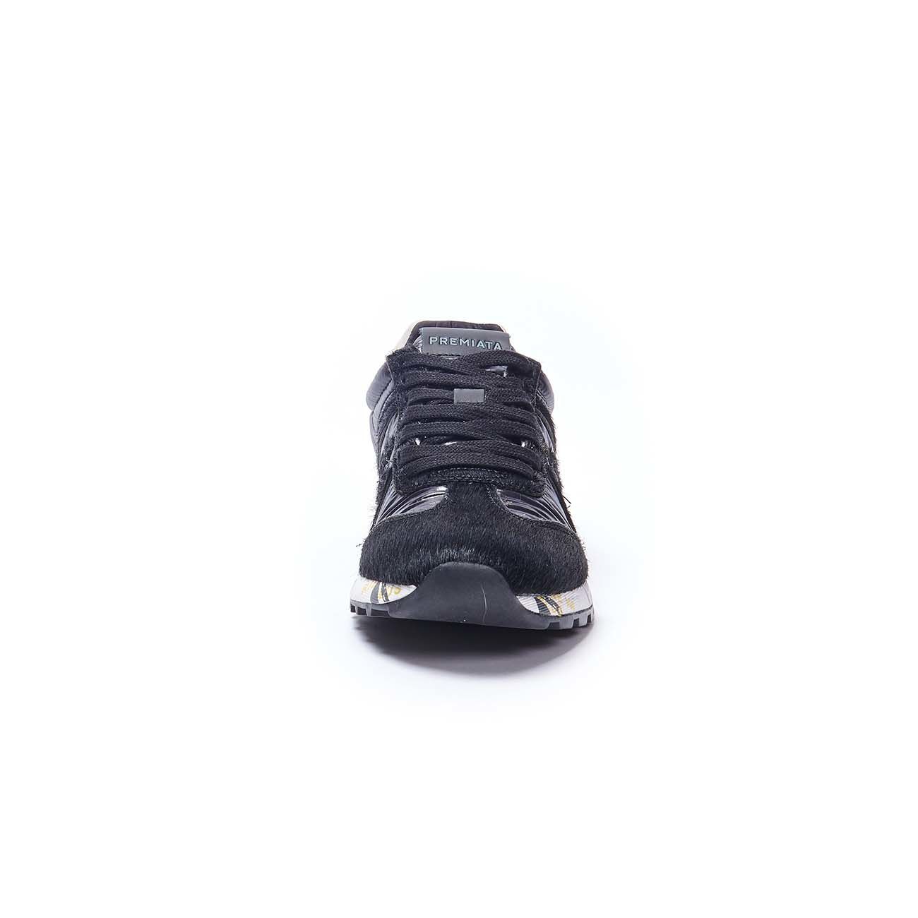 SNEAKERS LUCYD 4262 IN PELLE E CAVALLINO Donna Nero