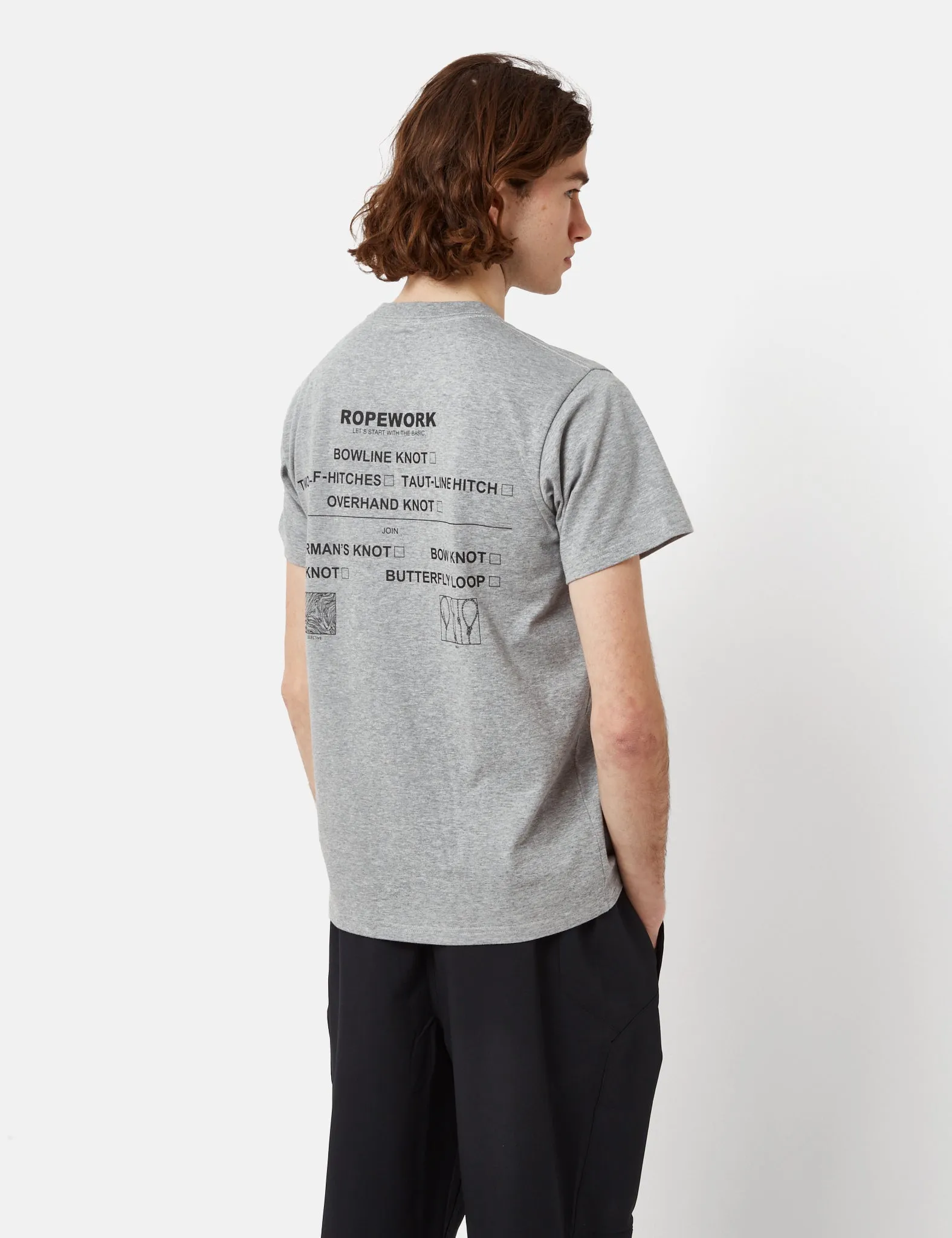 Snow Peak Ropework T-Shirt - Grey