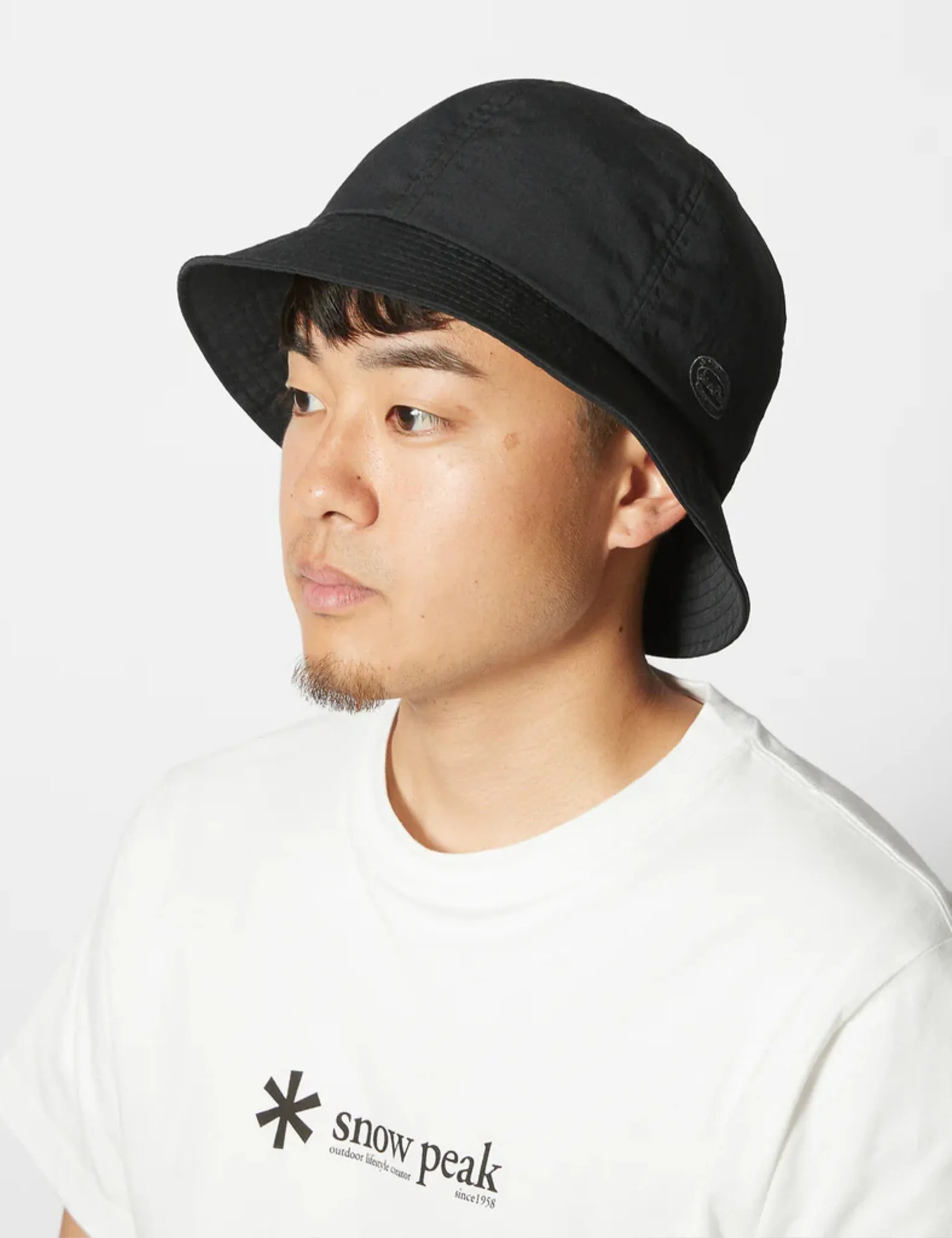 Snow Peak Takibi Weather Cloth Hat - Black