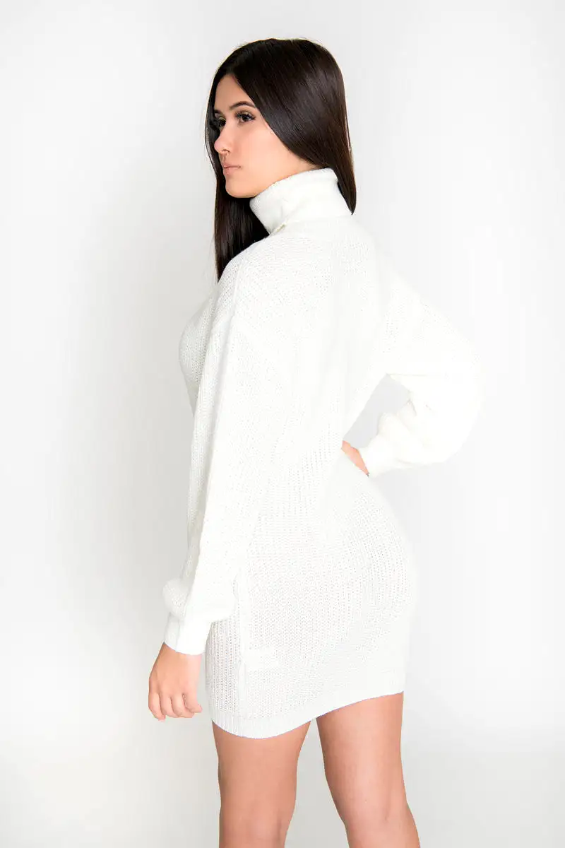 Sophia Sweater Dress - Ivory