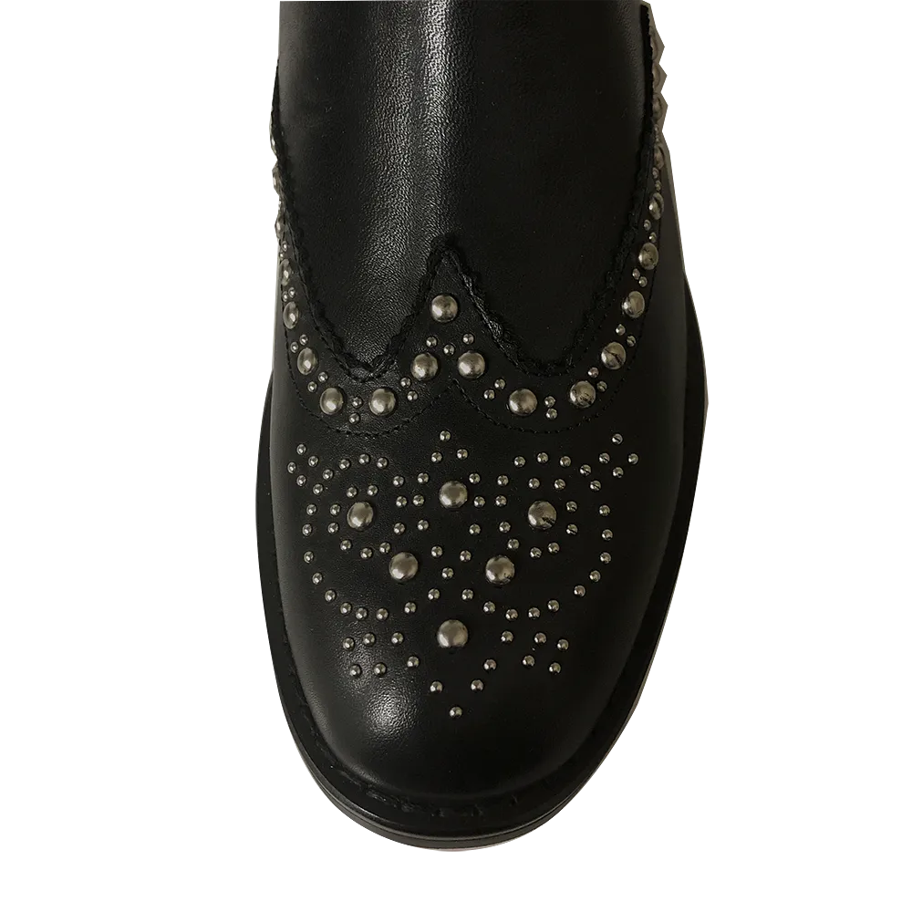 Studded Combat Boots - Final Sale