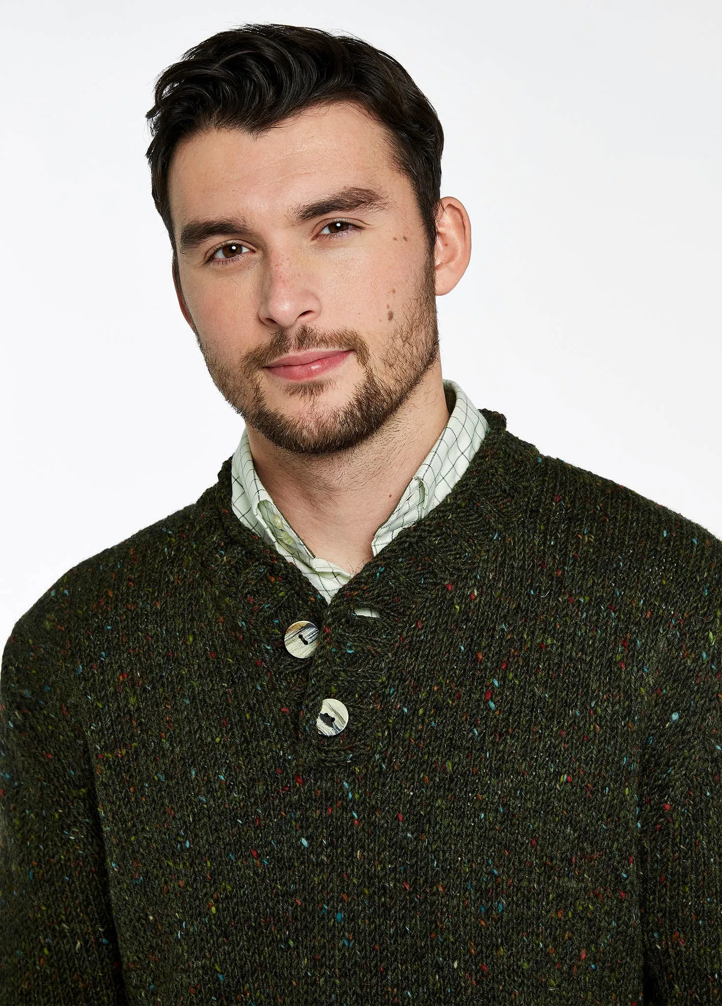 Taylor Irish Sweater - Olive