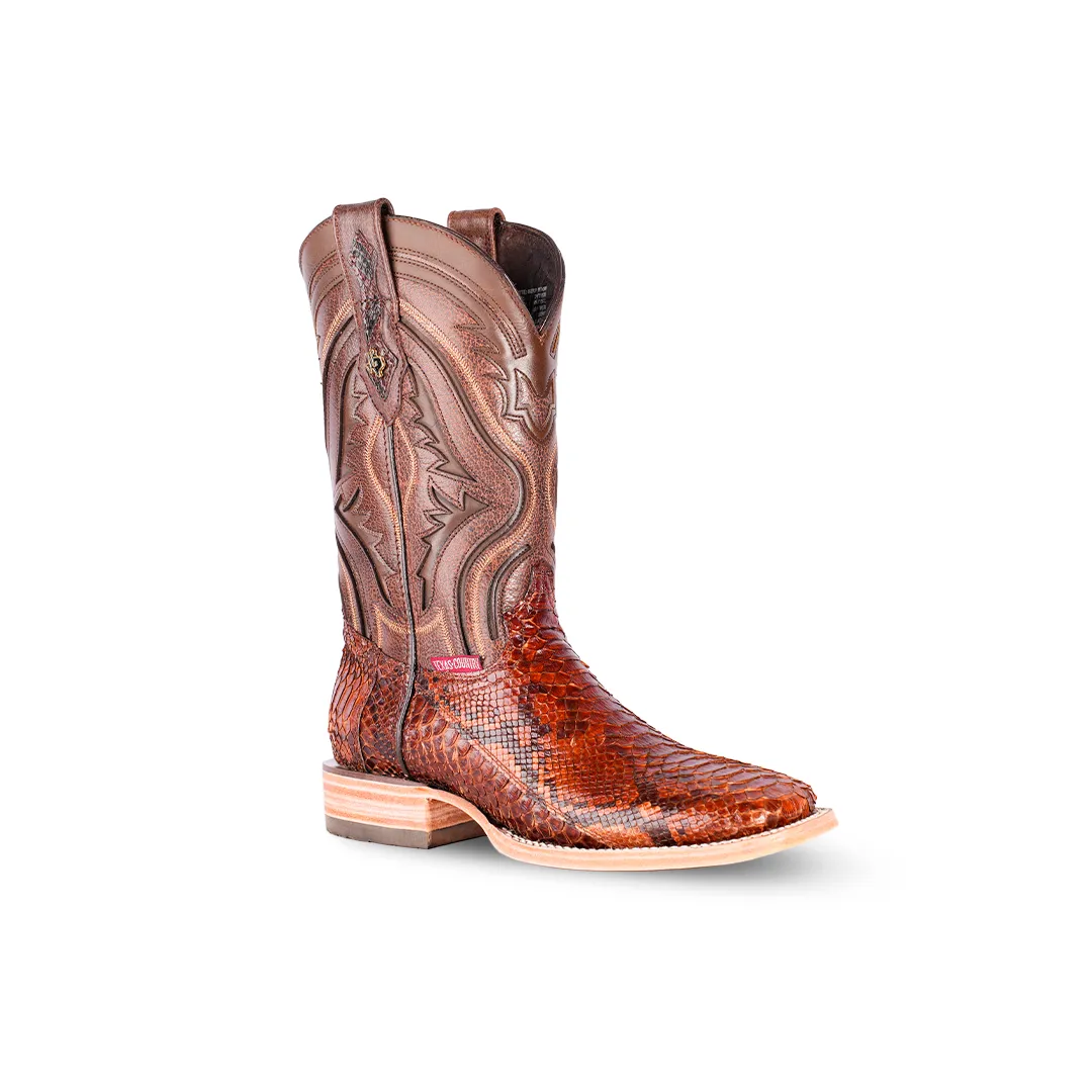 Texas Country Boot Pithon Tabaco H501 PN30