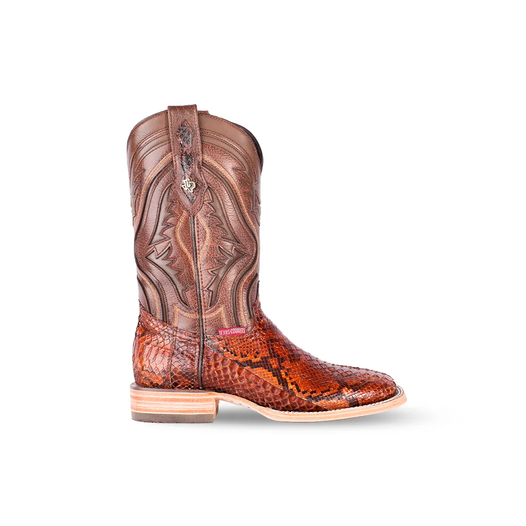 Texas Country Boot Pithon Tabaco H501 PN30