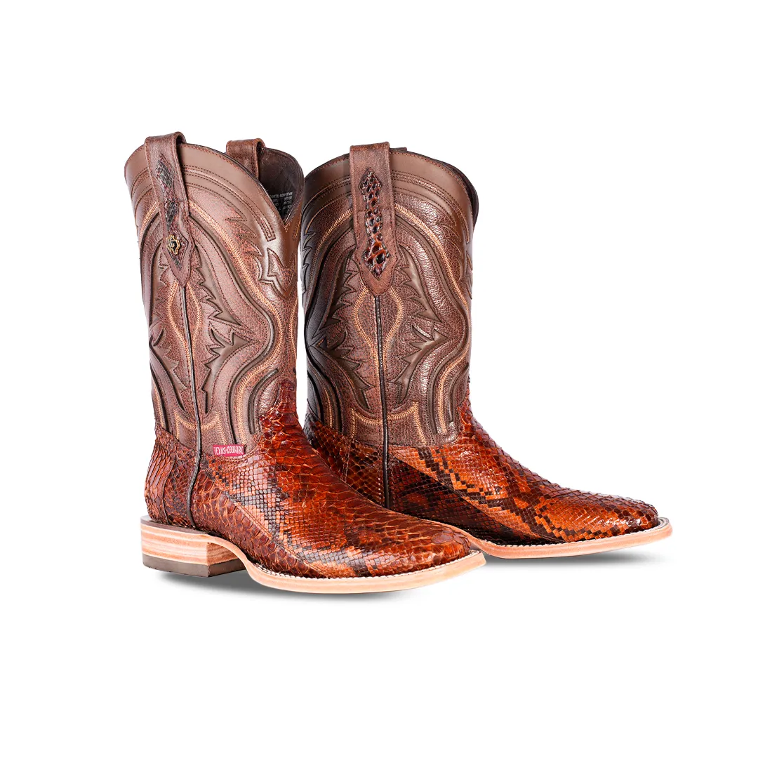 Texas Country Boot Pithon Tabaco H501 PN30