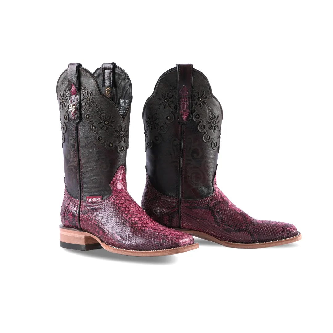 Texas Country Exotic Boot Python Fiusha