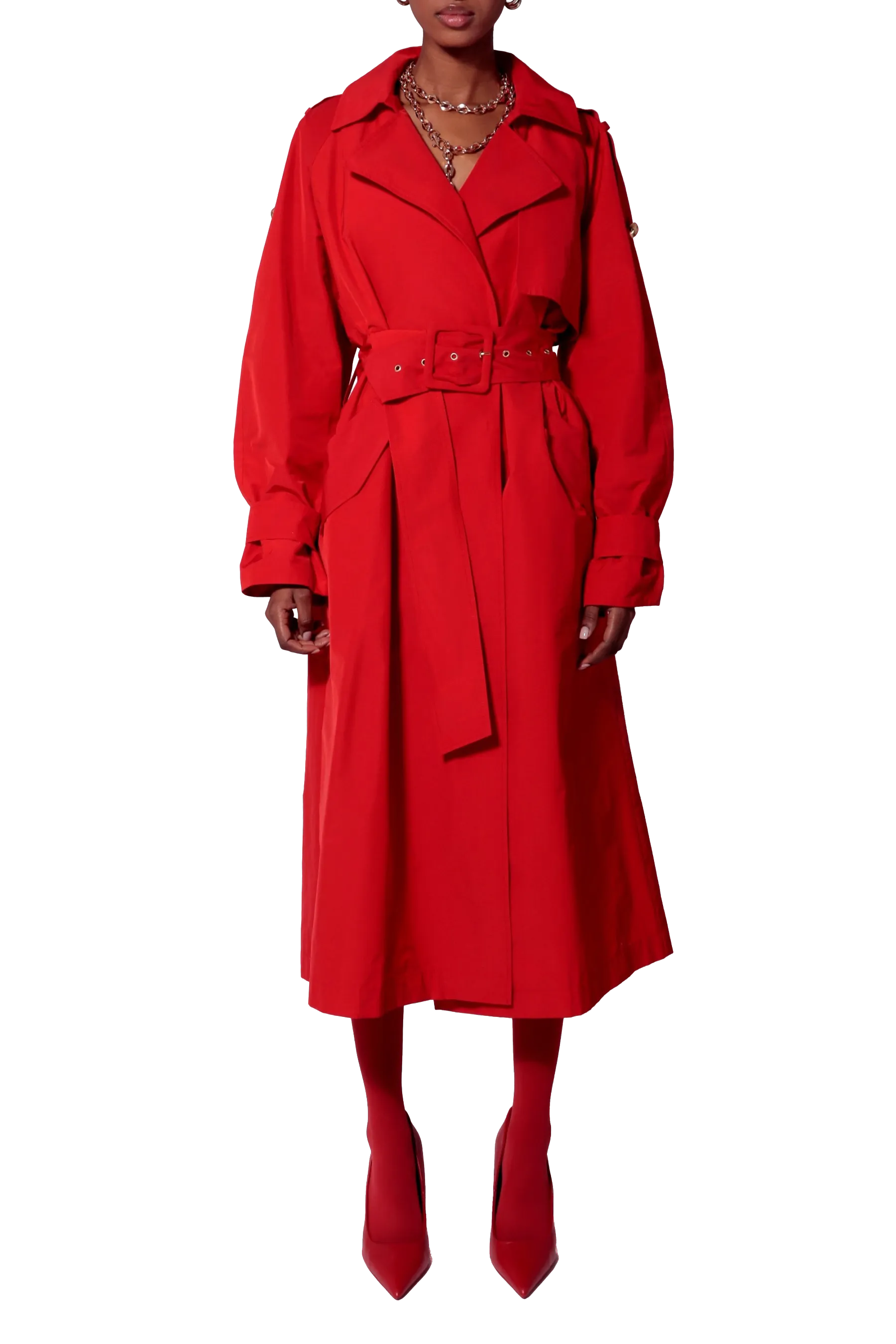 Trench Coat Sara Red