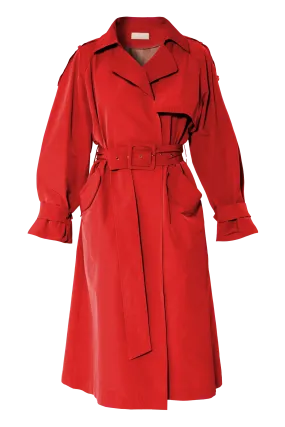 Trench Coat Sara Red