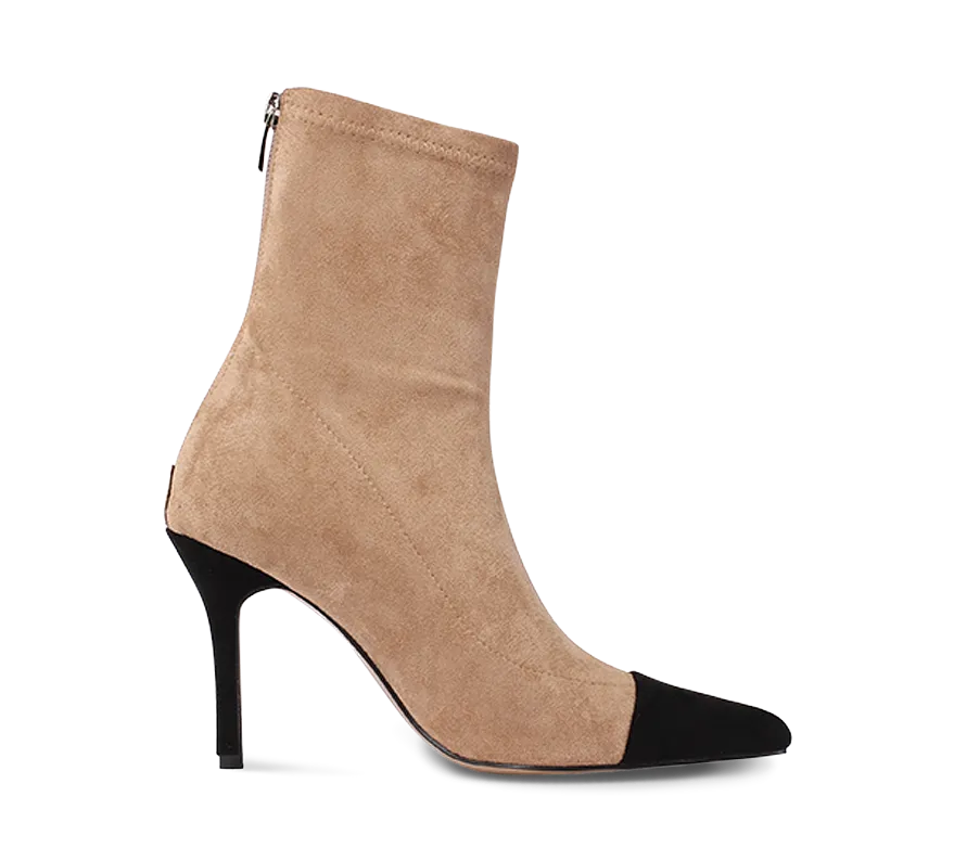 Two Tone Ankle Boots