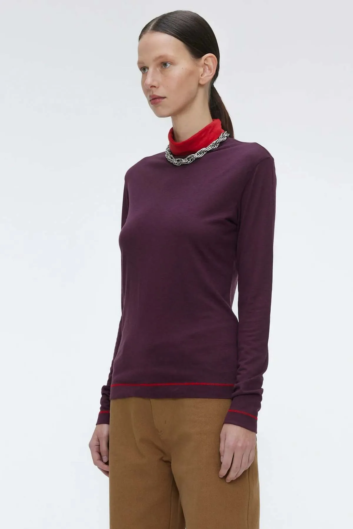 Vail Knit sweater - Burgundy