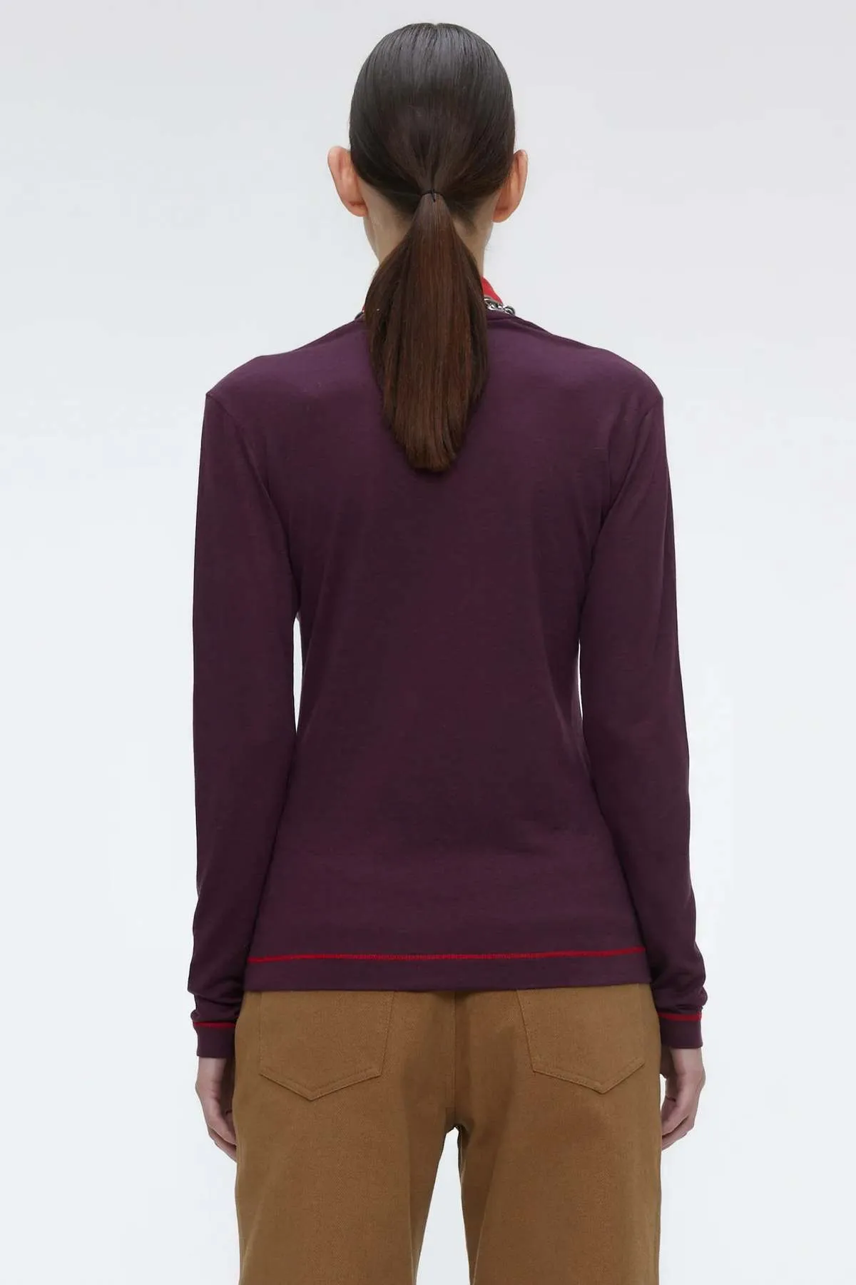 Vail Knit sweater - Burgundy