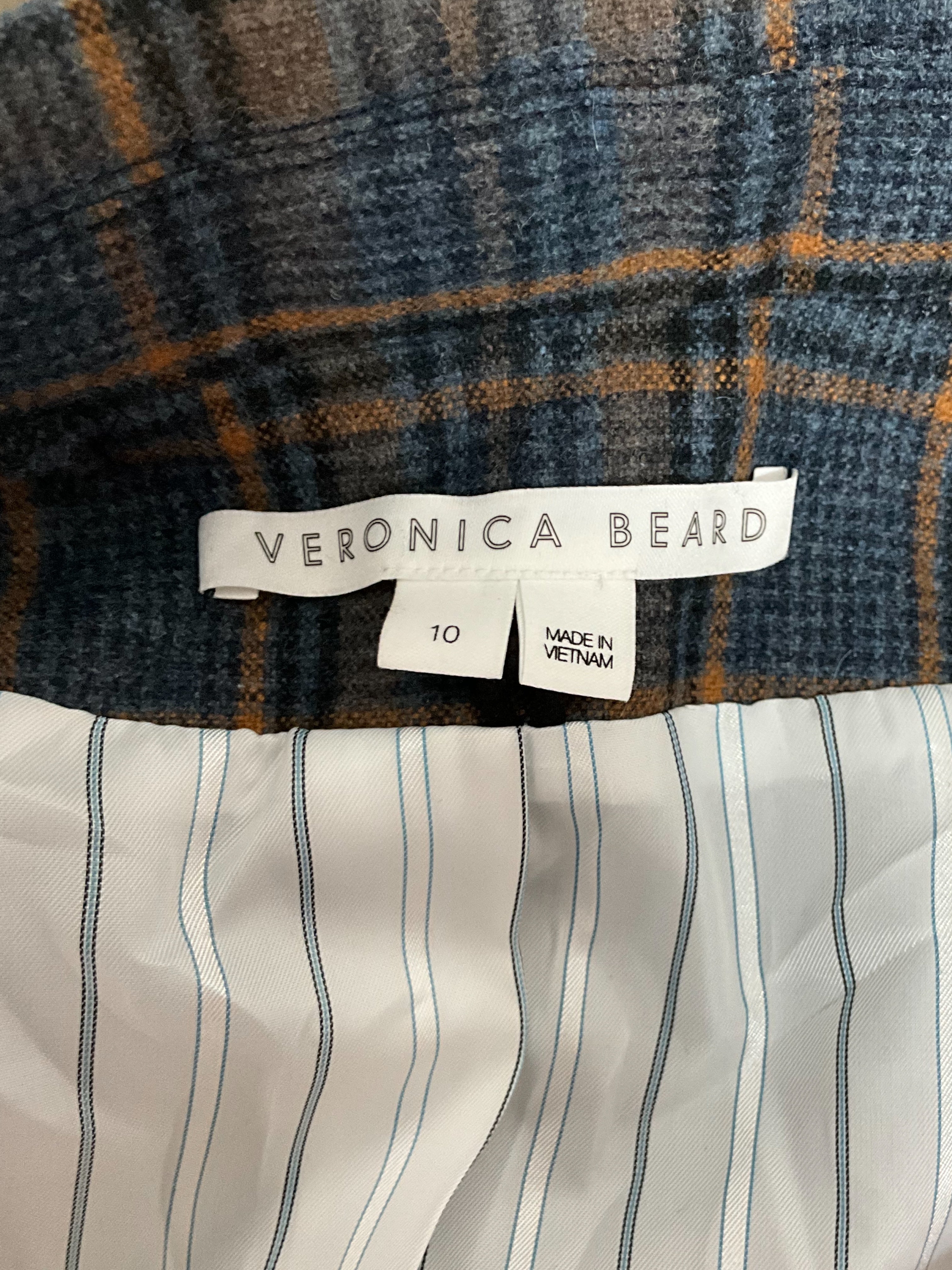 Veronica Beard Double Breasted Jacket With Removable Sweater Size M