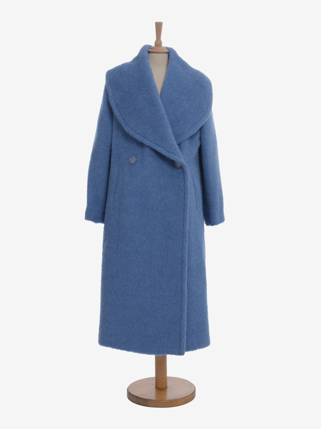 Vintage Indigo Wool Coat