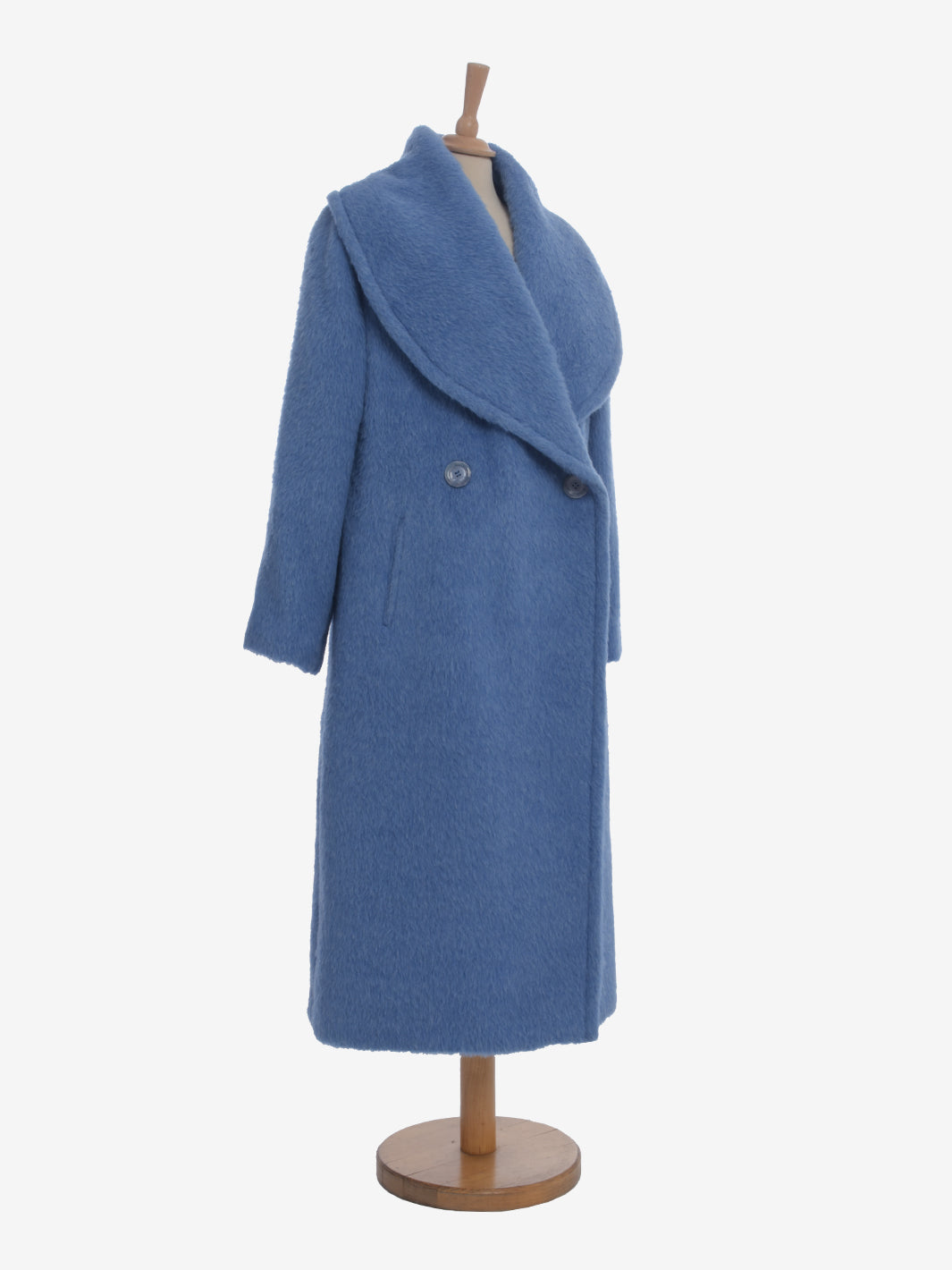 Vintage Indigo Wool Coat