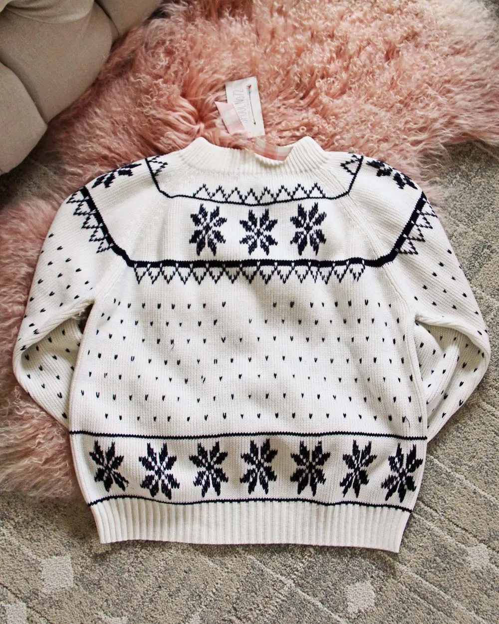 Vintage Nordic Snow Sweater