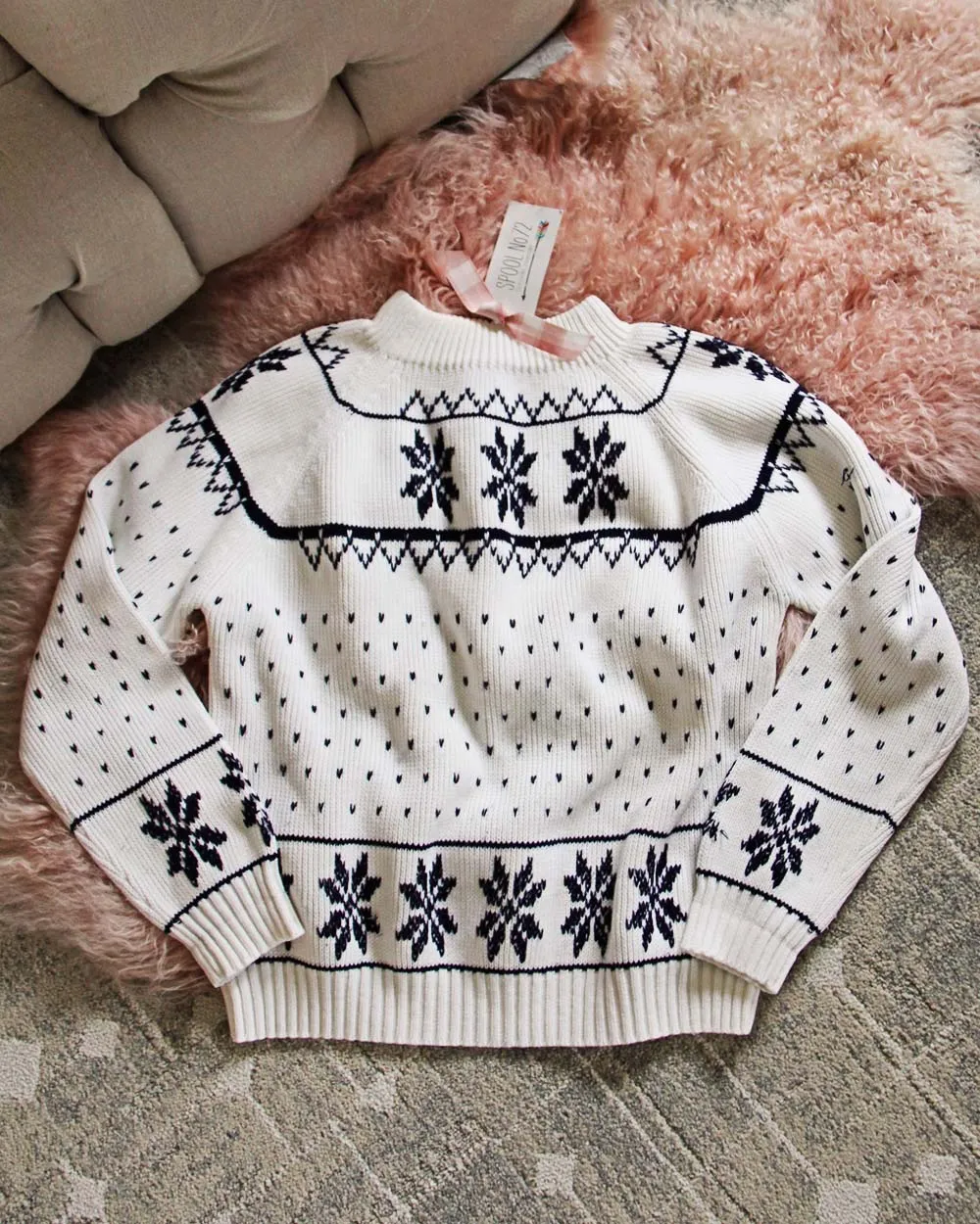 Vintage Nordic Snow Sweater