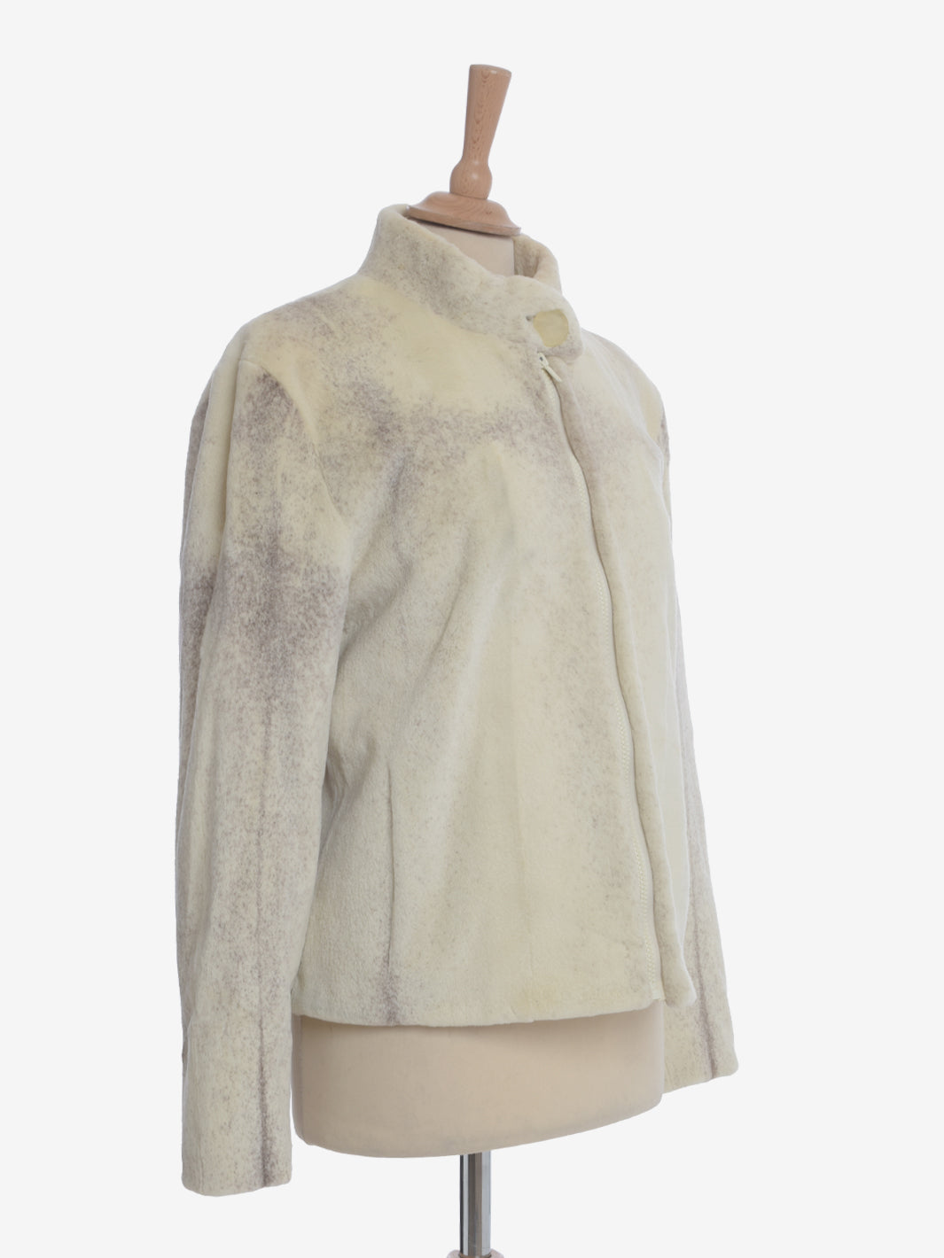 Vintage White Fur Coat