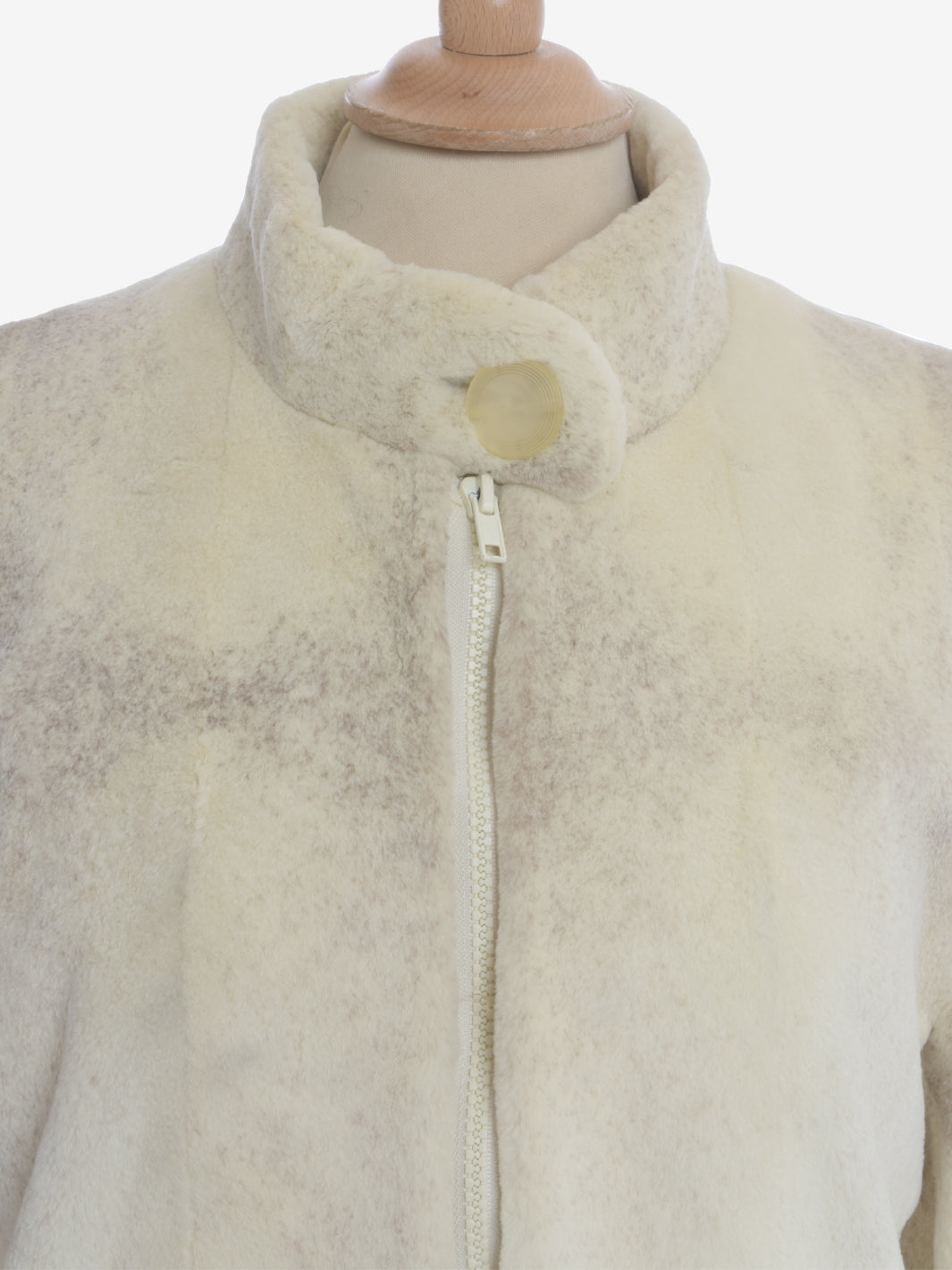 Vintage White Fur Coat