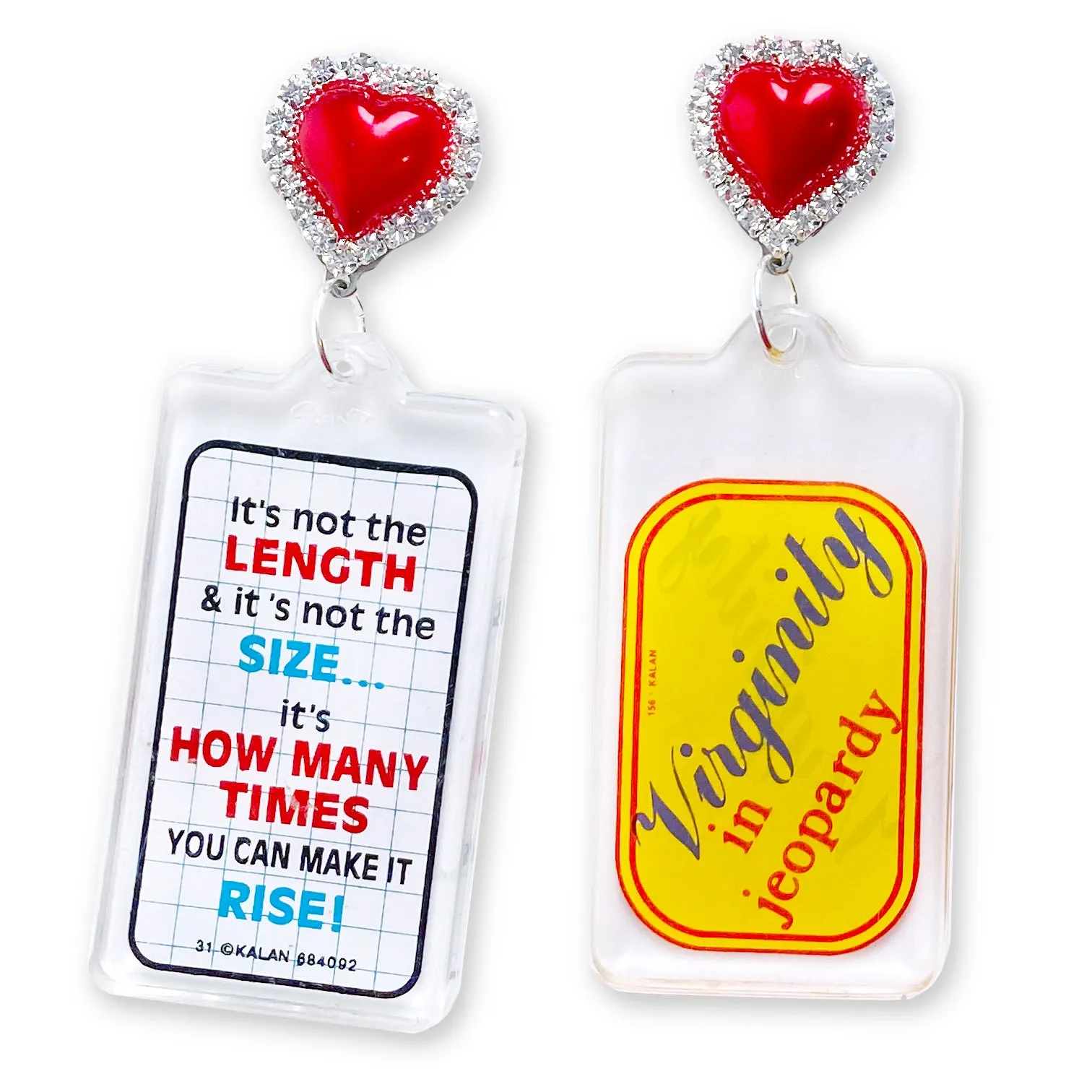 Virginity 80's Keychain Earrings