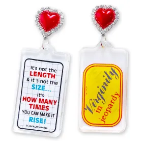 Virginity 80's Keychain Earrings