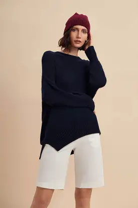 W.Cashmere Joey Oversized Crew Neck Sweater