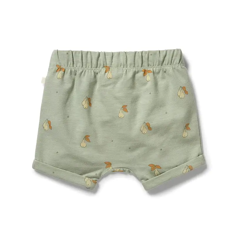 Wilson & Frenchy Organic Tie Front Short - Perfect Pears