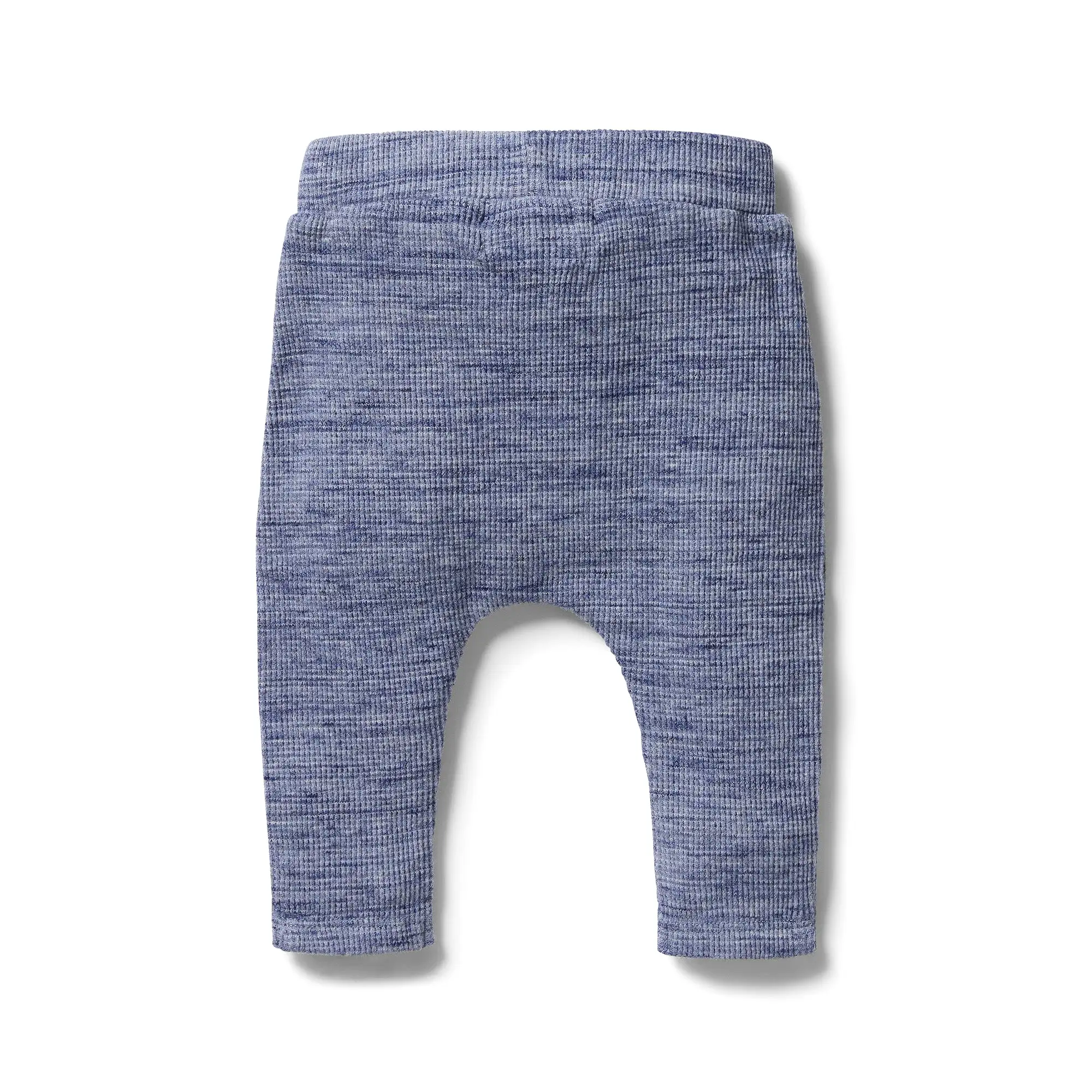 Wilson & Frenchy Organic Waffle Slouch Pant - Blue Fleck