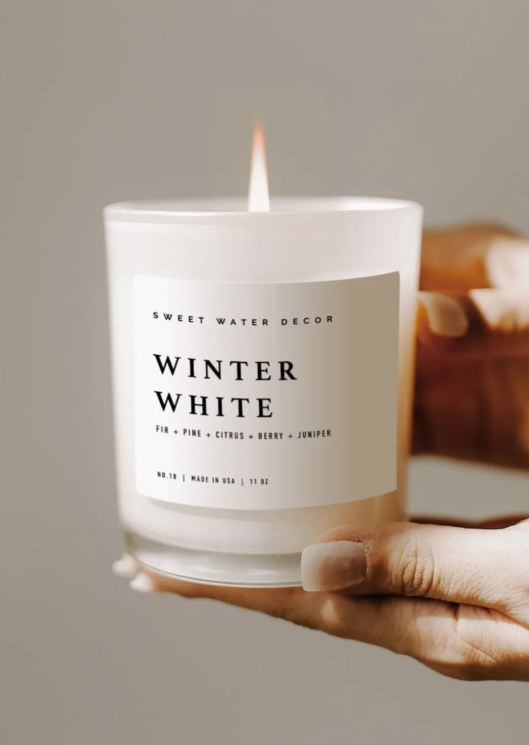 Winter White Soy Candle - FINAL SALE