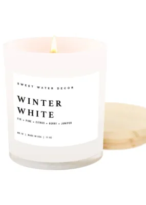 Winter White Soy Candle - FINAL SALE