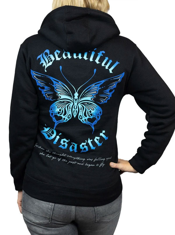 Women's Butterfly Zip Hoodie