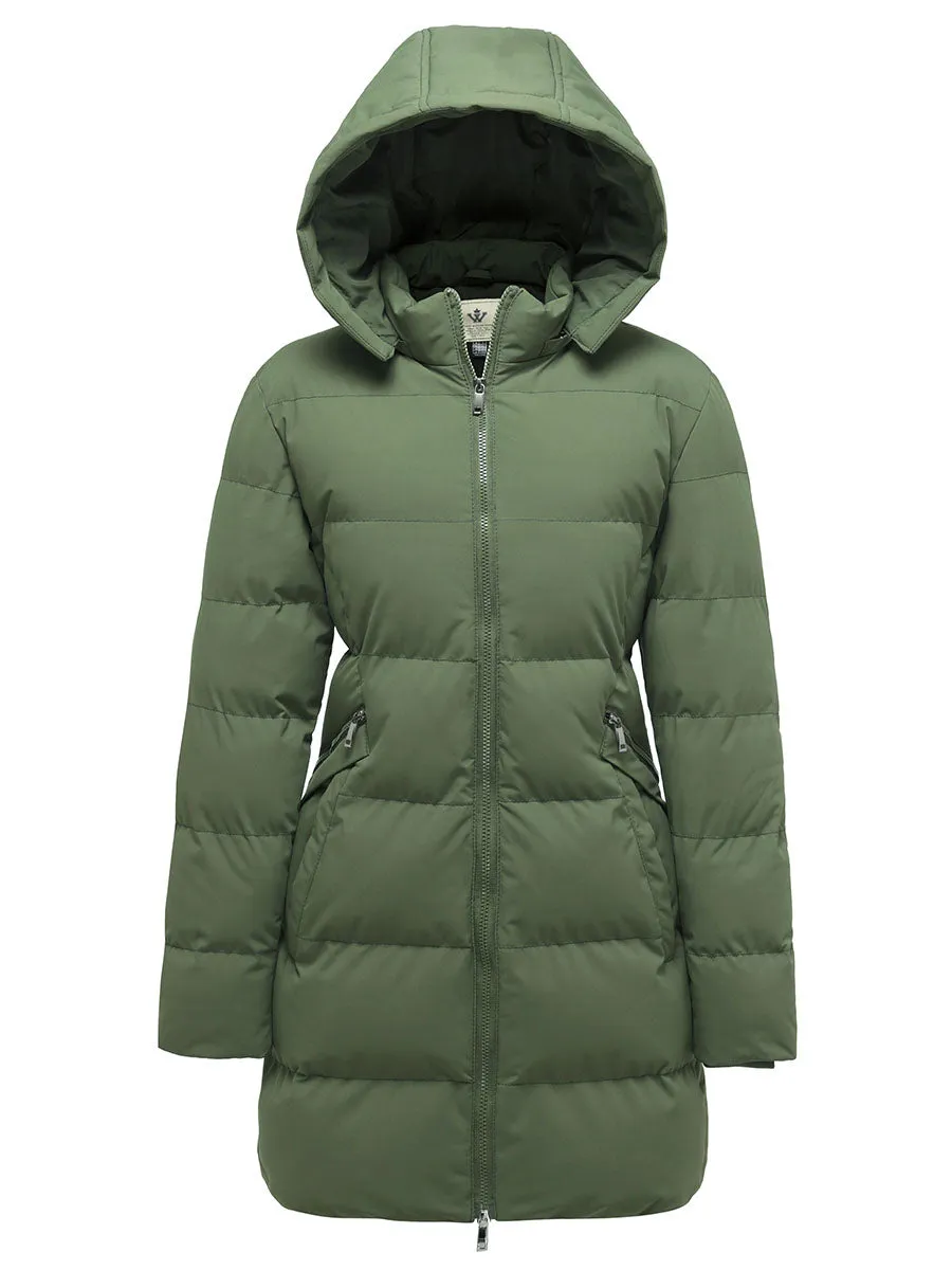 Women's Winter Coat Warm Puffer Jacket Windproof Puffer Coat