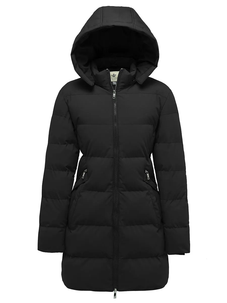 Women's Winter Coat Warm Puffer Jacket Windproof Puffer Coat