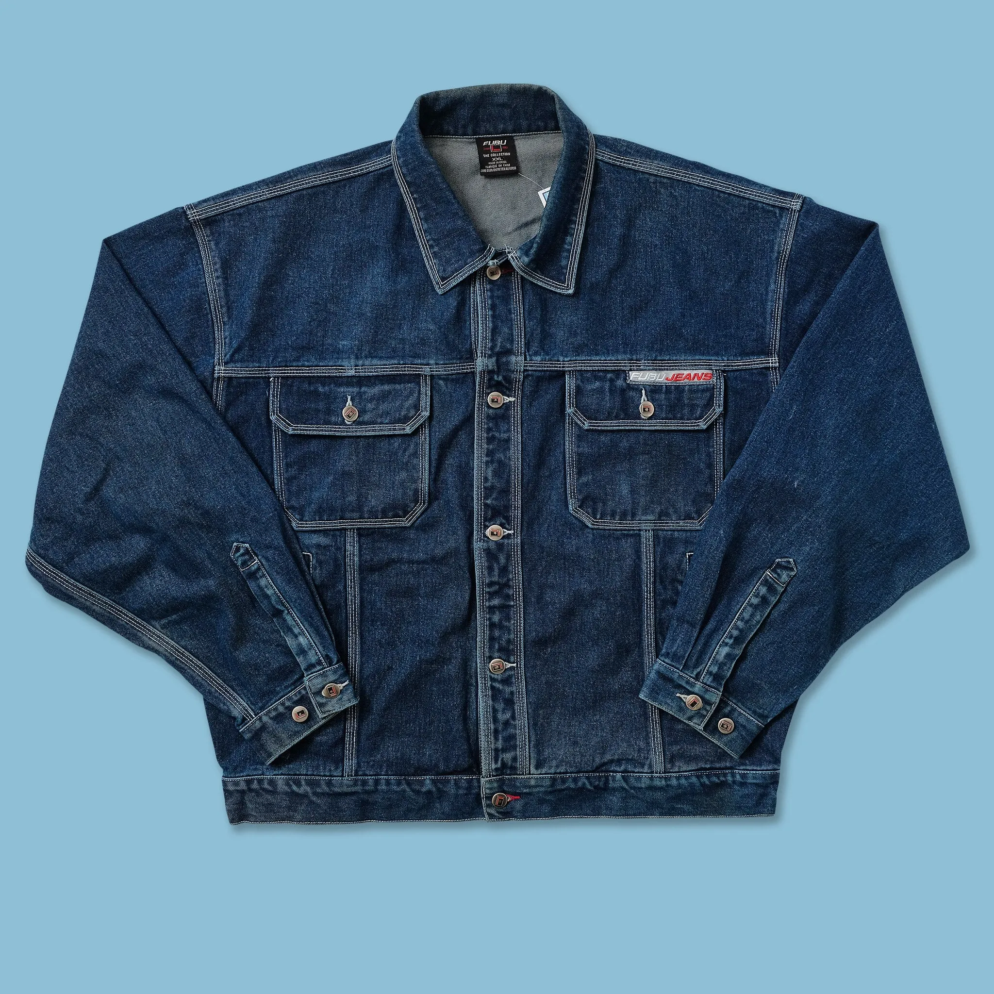 Y2K Fubu Denim Jacket XXL