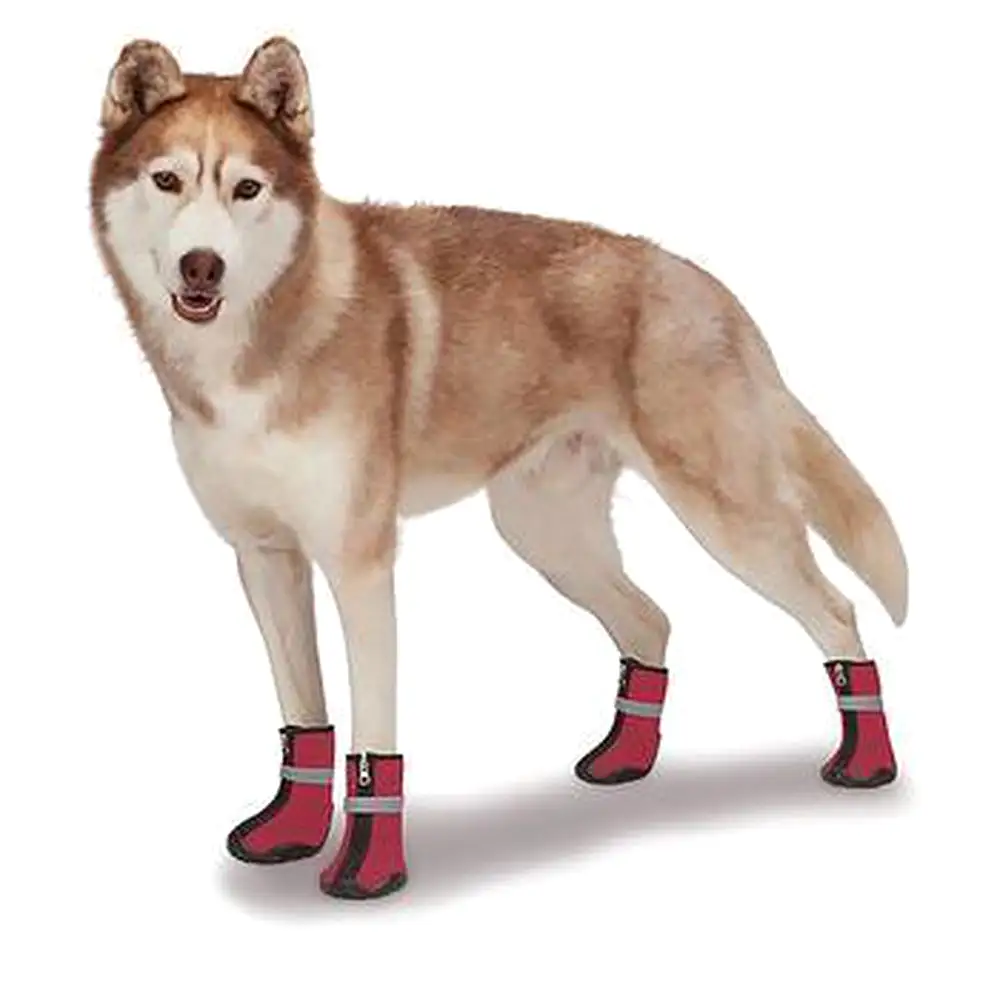 Zack and Zoey ThermaPet Neoprene Dog Boots - Red